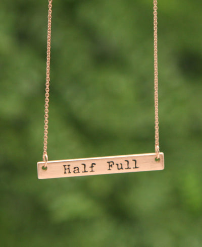 Half Full Necklace