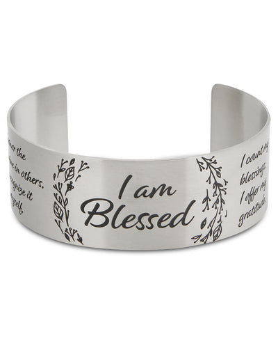 I am blessed inspirational bracelet