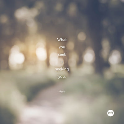 A BEAUTIFUL MESSAGE FROM THE POET RUMI