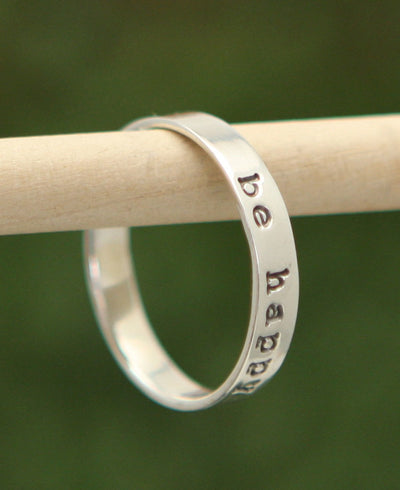 FUEL THE SELF WITH MEANINGFUL JEWELRY: SILVER STACKING RINGS