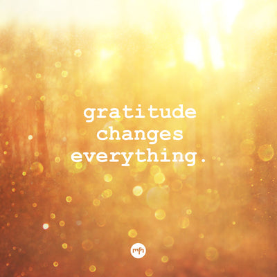 A THOUGHT ON GRATITUDE