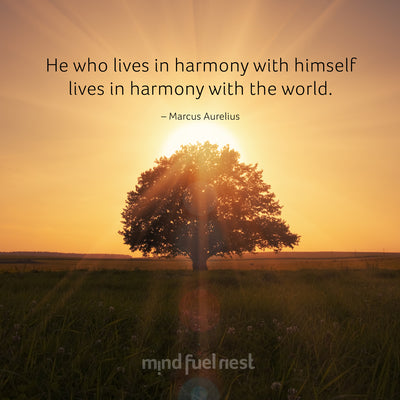 PEACE IN ONSELF. PEACE WITH OTHERS.