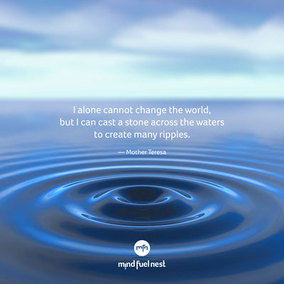 REALIZING YOUR IMPACT ON THE WORLD AROUND YOU GIVES YOU A UNIQUE PERSPECTIVE