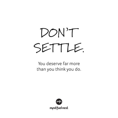 REFUSE TO SETTLE FOR LESS