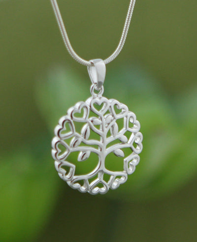 Tree of Life Heart Pendant