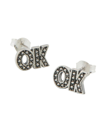 Ok Stud Earrings