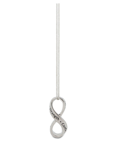 Inspirational infinity necklace