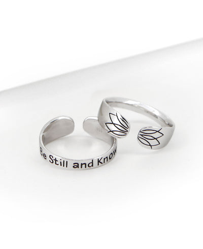 Be Still and Know Ring