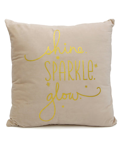 Shine Sparkle Glow Pillow