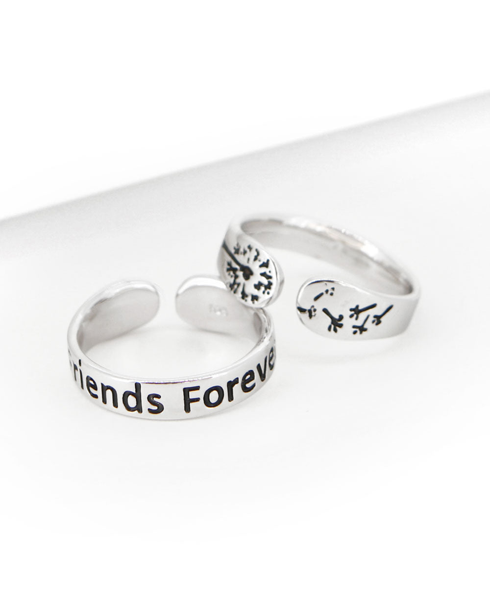 Silver rings best sale for friends