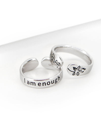 I am enough ring