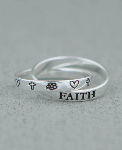 Faith Love Hope Ring