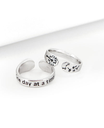 One Day At A  Time Ring