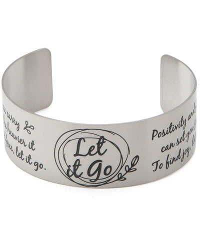 Let it go inspirational bracelet